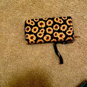 Sunflower wallet.